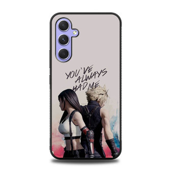 Final Fantasy VII Cloud and Tifa Samsung Galaxy A54 Case