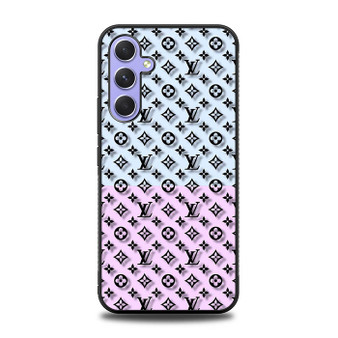 Louis Vuitton Blush & Blue Luxe Samsung Galaxy A54 Case