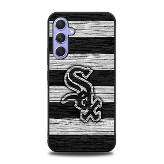 Chicago White Sox Wooden Style Samsung Galaxy A54 5G Case