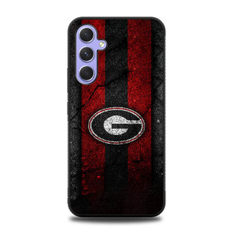 Georgia Bulldogs Asphalt Style Samsung Galaxy A54 5G Case