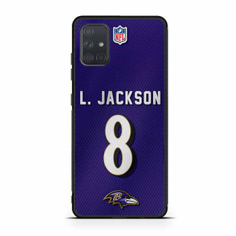 Baltimore Ravens Lamar Jackson Ravens Pride Samsung Galaxy A71 Case