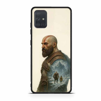 God of War Golden Kratos Arts Samsung Galaxy A71 Case