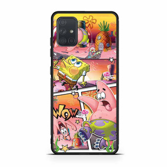 SpongeBob SquarePants and Patrick Fun Samsung Galaxy A71 Case