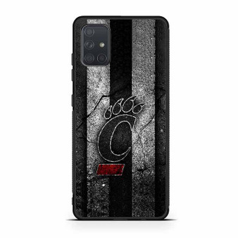 Cincinnati Bearcats Asphalt Style Samsung Galaxy A71 5G Case