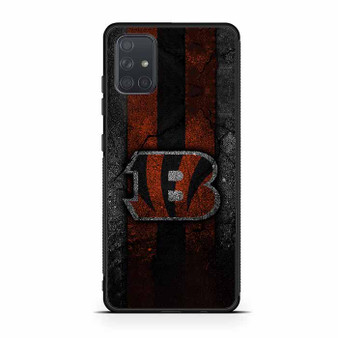 Cincinnati Bengals Asphalt Style Samsung Galaxy A71 5G Case