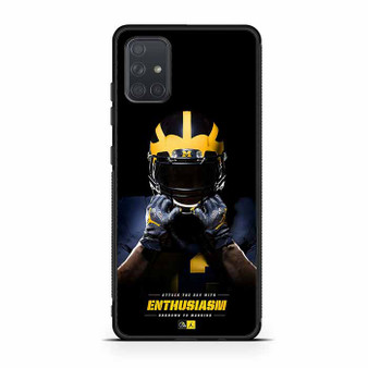 Michigan Wolverines Enthusiasm Samsung Galaxy A71 5G Case