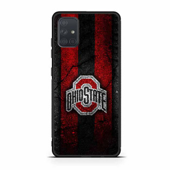 Ohio State Buckeyes  Asphalt Style Samsung Galaxy A71 5G Case