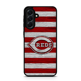 Cincinnati Reds Wooden Style Samsung Galaxy A56 Case