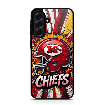Kansas City Chiefs Drip Helmet Samsung Galaxy A56 Case