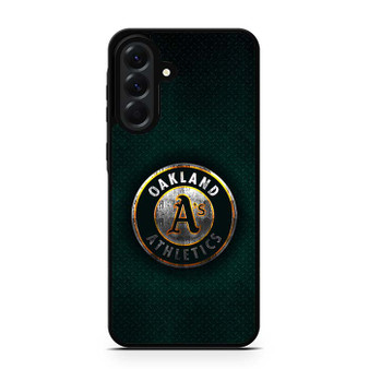 Oakland Athletics Green metal Samsung Galaxy A56 Case
