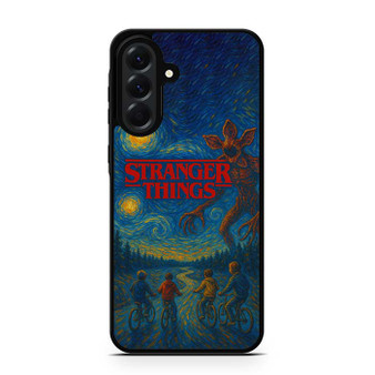 Stranger Things Starry Night in Hawkins Samsung Galaxy A56 Case