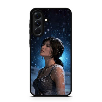 Tomb Rider Lara Croft in Snow Samsung Galaxy A56 Case