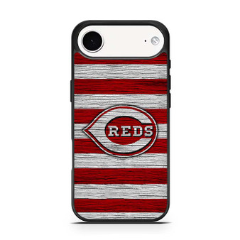 Cincinnati Reds Wooden Style iPhone Air Case