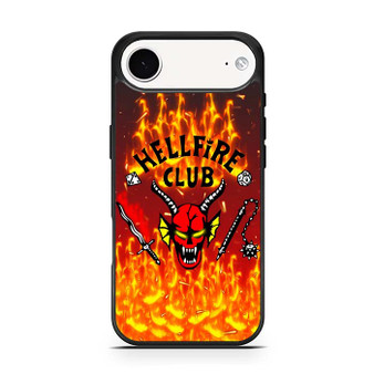 Stranger Things Hellfire Club on Fire iPhone Air Case