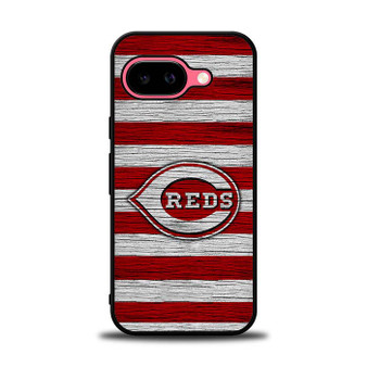 Cincinnati Reds Wooden Style Google Pixel 9a Case