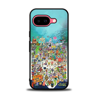 Spongebob Squarepants All Characters Google Pixel 9a Case
