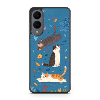 Cute Cats Samsung Galaxy S25 Edge Case