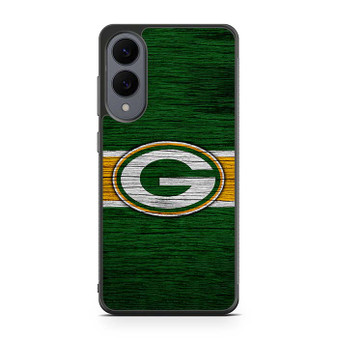 Green Bay Packer Wooden Style Samsung Galaxy S25 Edge Case
