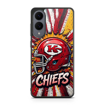 Kansas City Chiefs Drip Helmet Samsung Galaxy S25 Edge Case