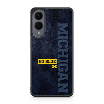 Michigan Wolverine Go Blue Samsung Galaxy S25 Edge Case