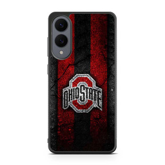 Ohio State Buckeyes  Asphalt Style Samsung Galaxy S25 Edge Case