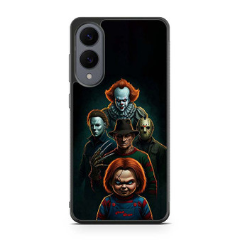 Pennywise Micheal Myers Jason Voorhees and Chucky Samsung Galaxy S25 Edge Case