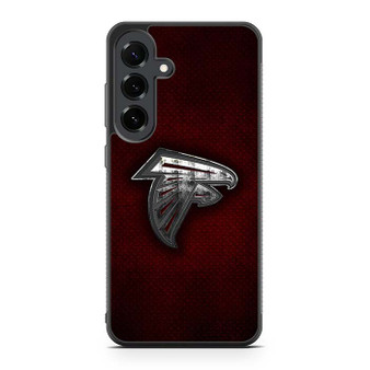 Atlanta Falcons Metal logo Samsung Galaxy S25 FE Case