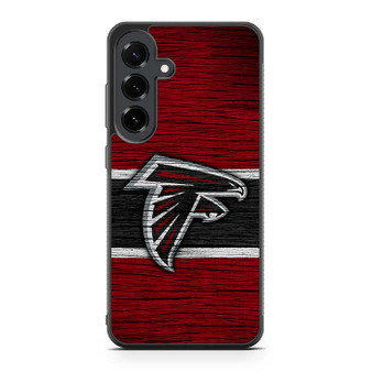 Atlanta Falcons Wooden Style Samsung Galaxy S25 FE Case
