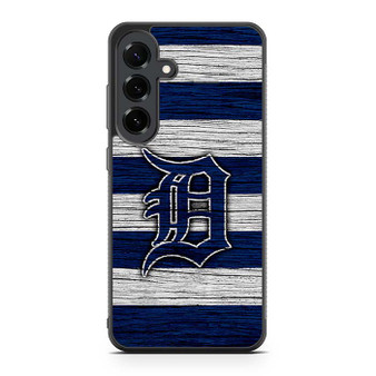 Detroit Tigers Wooden Style Samsung Galaxy S25 FE Case
