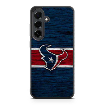 Houston Texans Wooden Style Samsung Galaxy S25 FE Case