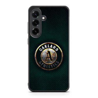 Oakland Athletics Green metal Samsung Galaxy S25 FE Case