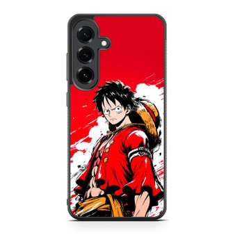 One Piece Series Luffy in red Samsung Galaxy S25 FE Case