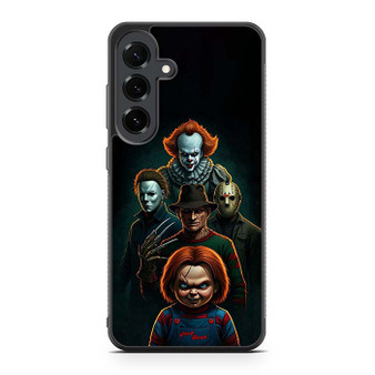 Pennywise Micheal Myers Jason Voorhees and Chucky Samsung Galaxy S25 FE Case