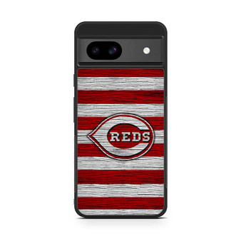 Cincinnati Reds Wooden Style Google Pixel 8a Case