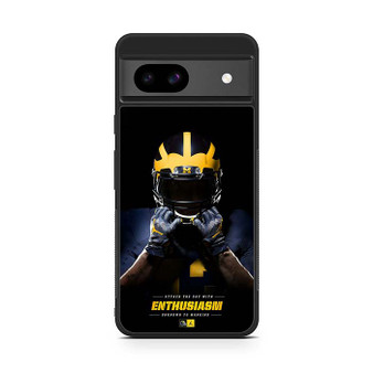 Michigan Wolverines Enthusiasm Google Pixel 8a Case