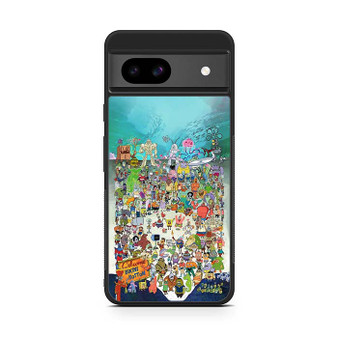 Spongebob Squarepants All Characters Google Pixel 8a Case