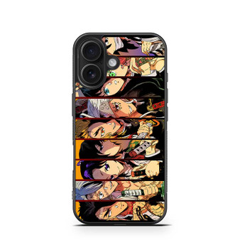 All Hashira Demon Sayer iPhone 16 Series Case