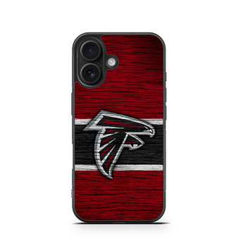 Atlanta Falcons Wooden Style iPhone 16 Series Case