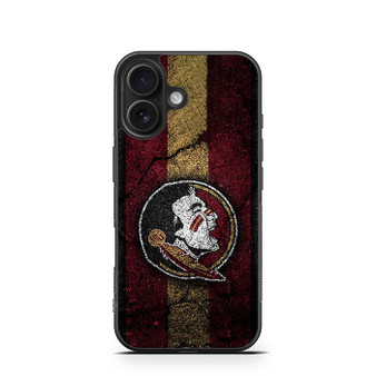 Florida State Seminoles Asphalt Style iPhone 16 Series Case