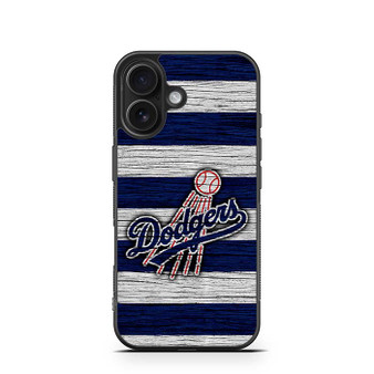 Los Angeles Dodgers Wooden Style iPhone 16 Series Case