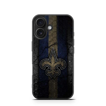 New Orleans Saints Asphalt Style iPhone 16 Series Case