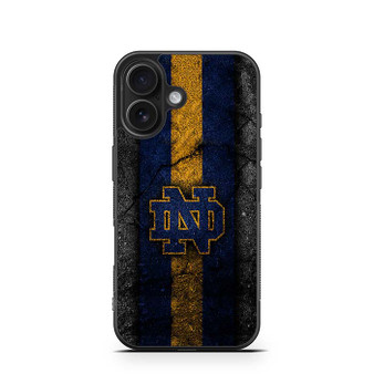 Notre Dame Fighting Irish Asphalt Style iPhone 16 Series Case