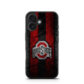 Ohio State Buckeyes  Asphalt Style iPhone 16 Series Case