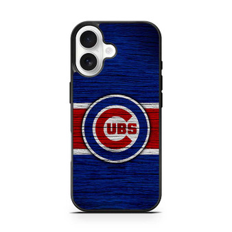 Chicago Cubs Wooden Style iPhone 17 Series Case