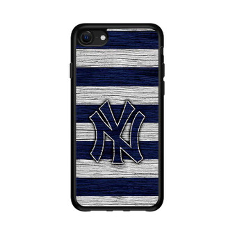 New York Yankees Wooden Style iPhone 16e Case