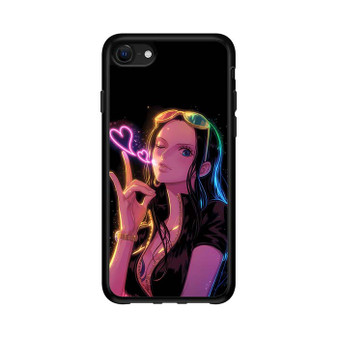One Piece Series Nico Robin Neon Art iPhone 16e Case