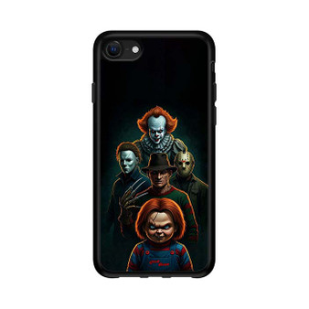 Pennywise Micheal Myers Jason Voorhees and Chucky iPhone 16e Case