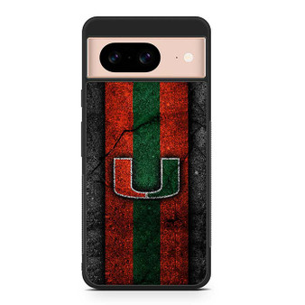 Miami Hurricanes  Asphalt Style Google Pixel 8 Case