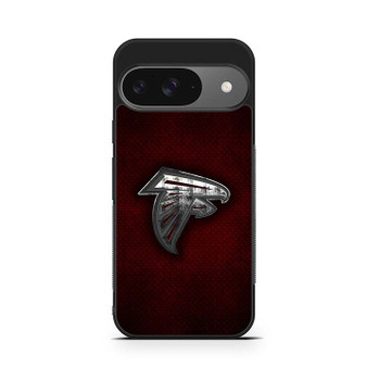 Atlanta Falcons Metal logo Google Pixel 9 Series Case
