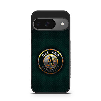 Oakland Athletics Green metal Google Pixel 9 Series Case